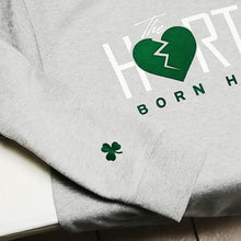 Load image into Gallery viewer, CREWNECK HartBeat &quot;White, Kelly Green &amp; Grey&quot;